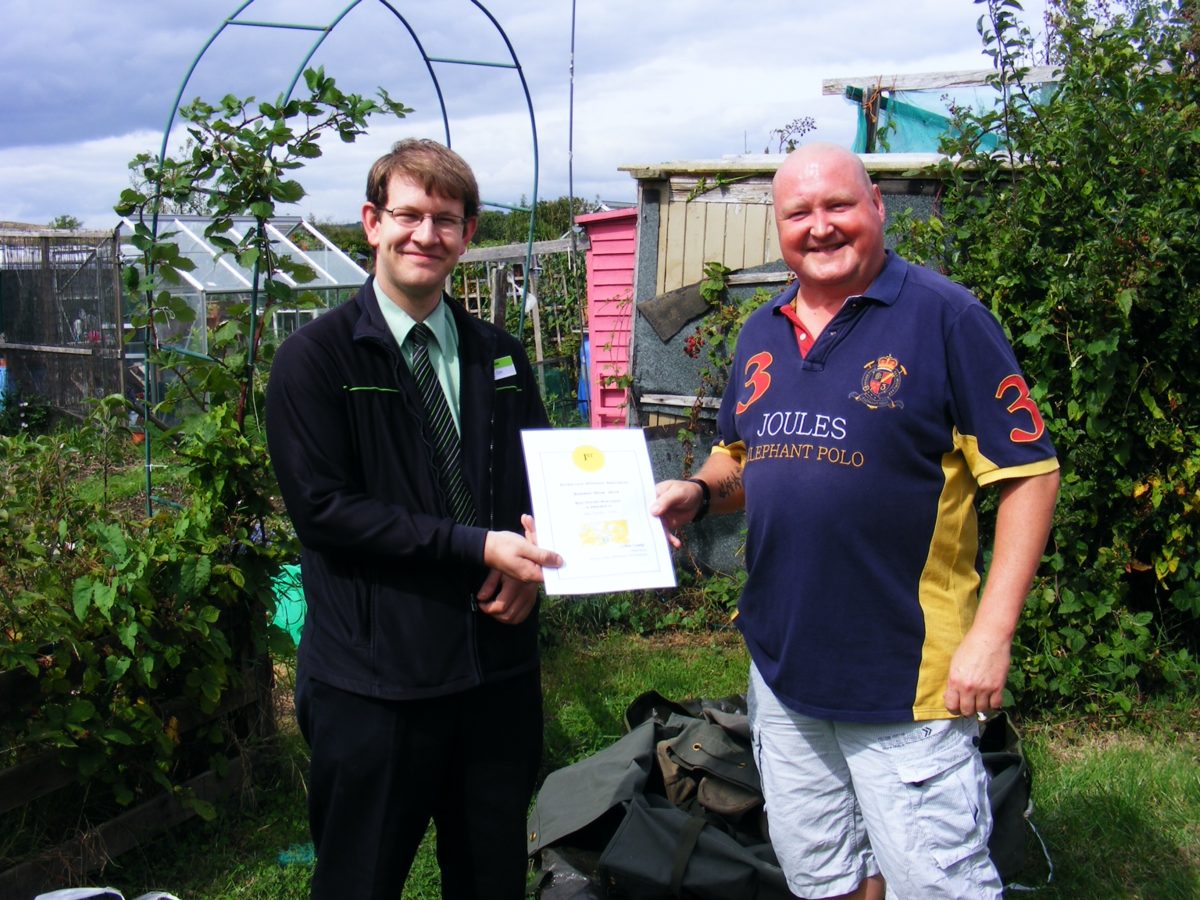 Best Newcomer - Nigel Purdy